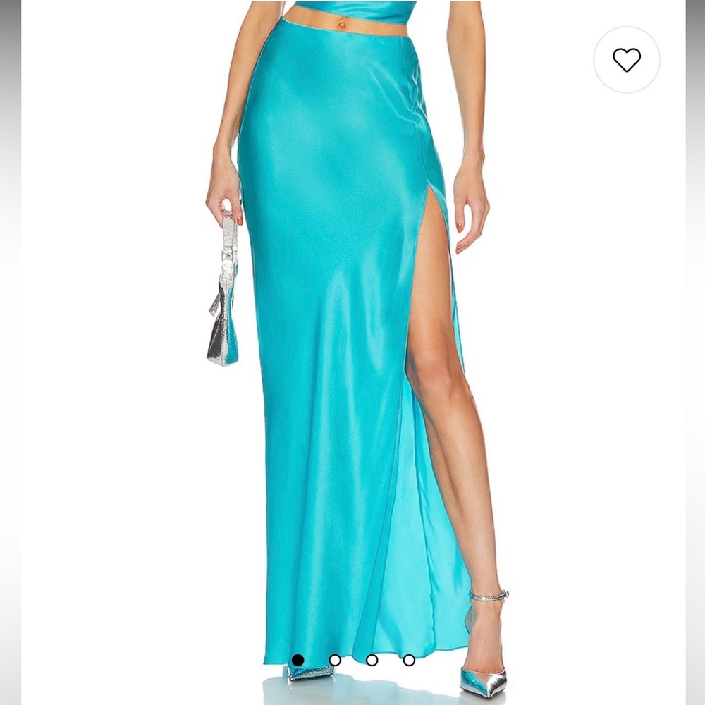 NWT Amanda Uprichard Edie Maxi Skirt in Marina